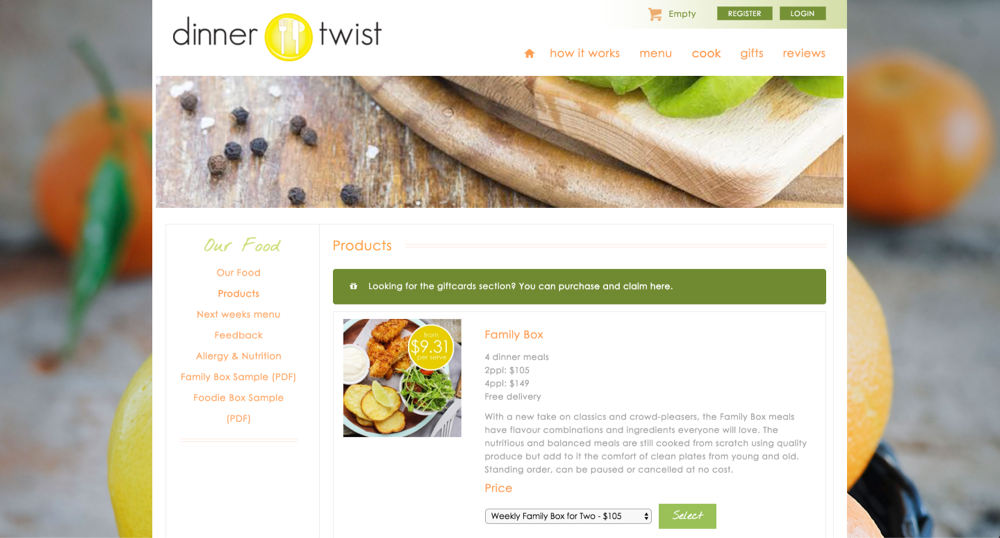 Dinner Twist web before 1
