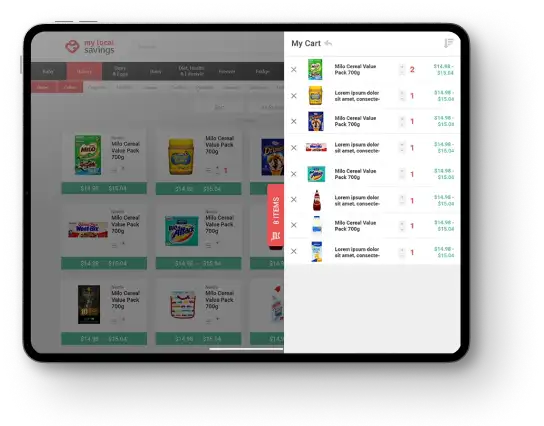 My local savings ipad